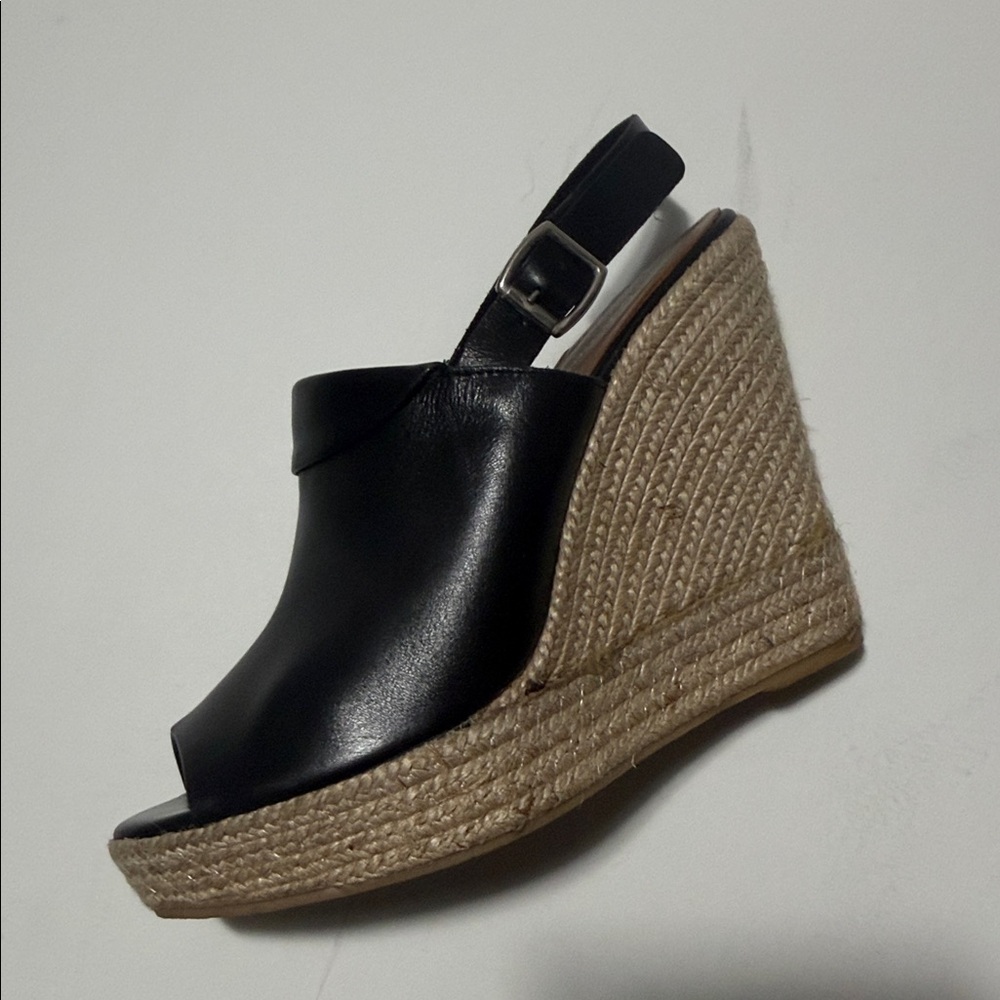 Espadrille Slingback Wedge 6.5 - like new